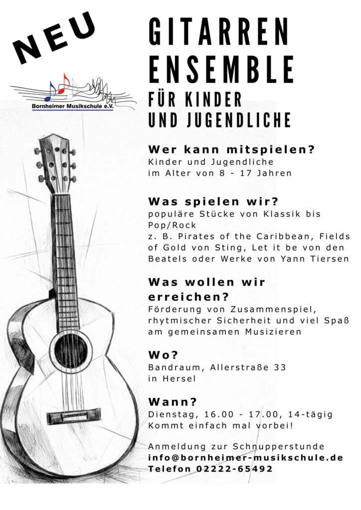 Gitarrenensemble Poster(1)